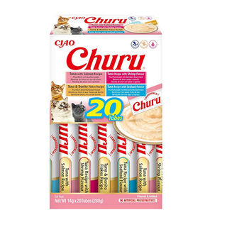 Churu Variedades de Marisco Snack Líquido para gatos