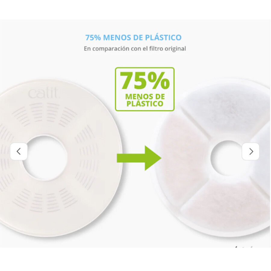 Catit Filtro de tripla ac&ccedil;&atilde;o para fontes Flower, , large Imagem n&uacute;mero 2