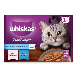 Whiskas Casserole Peixes Geleia em Saqueta para Gatos Adultos - Multipack 