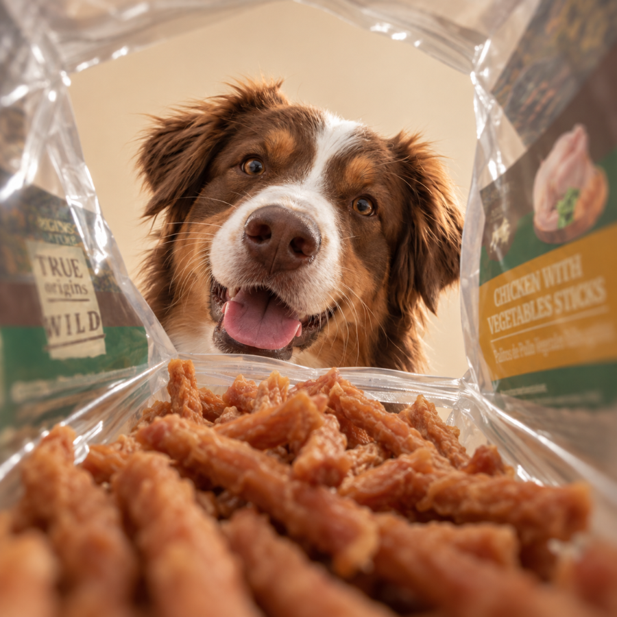 1.5 kg True Origins Wild Palitos de Frango com Vegetais Snack para c&atilde;es, , large Imagem n&uacute;mero 7