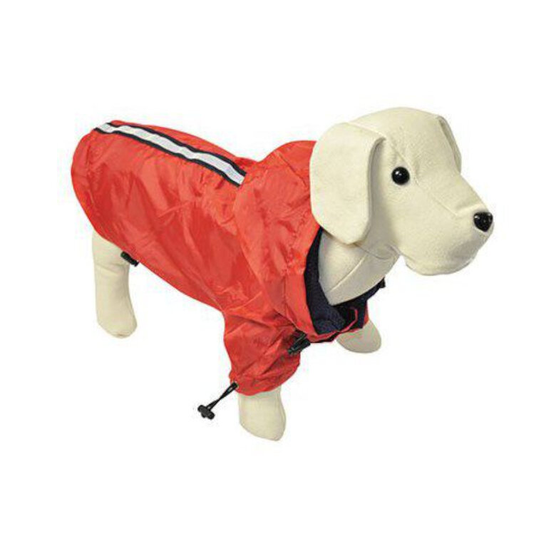 Nayeco Capa de Chuva Impermeável Refletor Vermelho para cães,  Imagem número 1 Nayeco Capa de Chuva Impermeável Refletor Vermelho para cães, , large Imagem número 1
