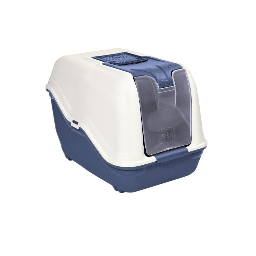 Nice Care Caixa de areia fechada Netta Close azul para gatos, , large Imagem n&uacute;mero 4