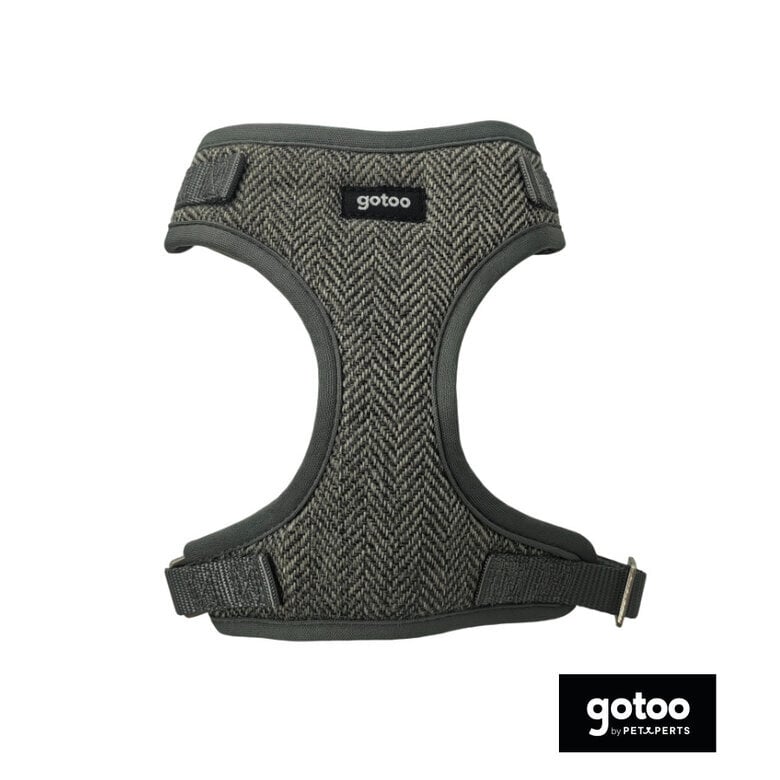 Gotoo Arnês ajustável espinha cinza para cães,  Imagem número 2 Gotoo Arnês ajustável espinha cinza para cães, , large Imagem número 2