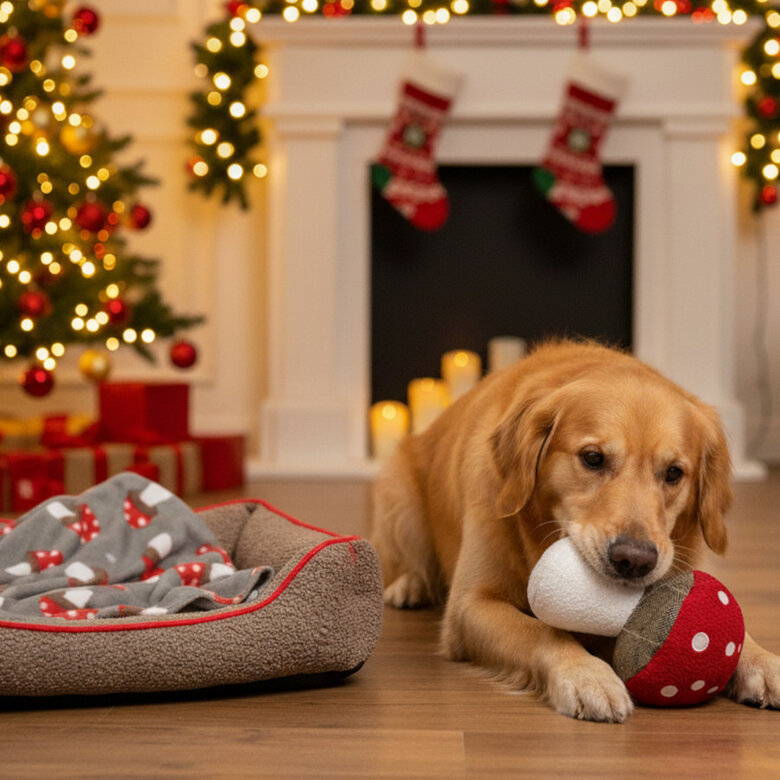 Wonder Christmas Conjunto Presente Peluche e Manta de Natal para Cães,  Imagem número 3 Wonder Christmas Conjunto Presente Peluche e Manta de Natal para Cães, , large Imagem número 3