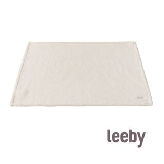 Leeby Manta Suave de Pelo Branco para gatinhos