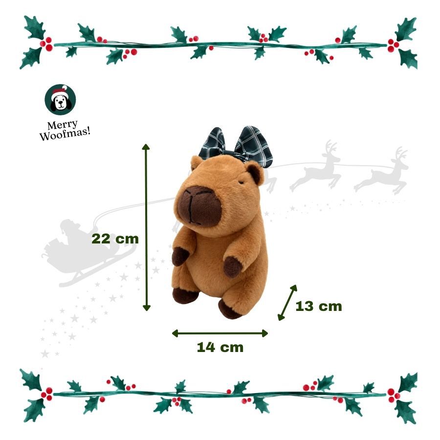 Wonder Christmas capivara Peluche para c&atilde;es, , large Imagem n&uacute;mero 3