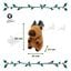 Wonder Christmas capivara Peluche para c&atilde;es, , large Indicador imagem n&uacute;mero 3