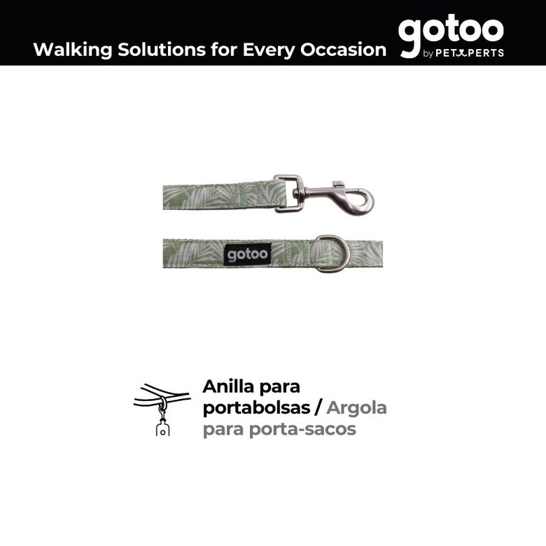 Trela estampada folhas para cães,  Imagem número 4 Trela estampada folhas para cães, , large Imagem número 4