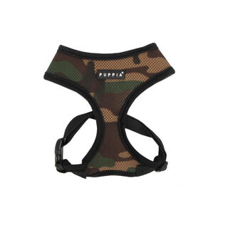 Puppia Soft Peitoral Camuflagem para cães