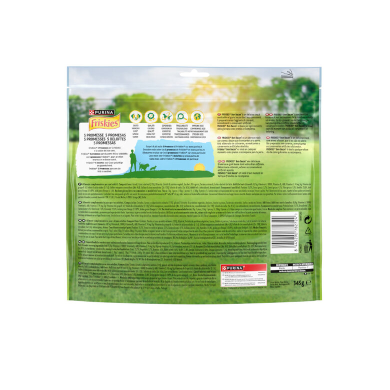 345 g Aperitivo Friskies Bon Bacon para cães,  Imagem número 2 345 g Aperitivo Friskies Bon Bacon para cães, , large Imagem número 2