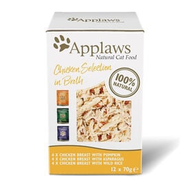 Applaws Selection Caldo de frango para gatos - Multipack