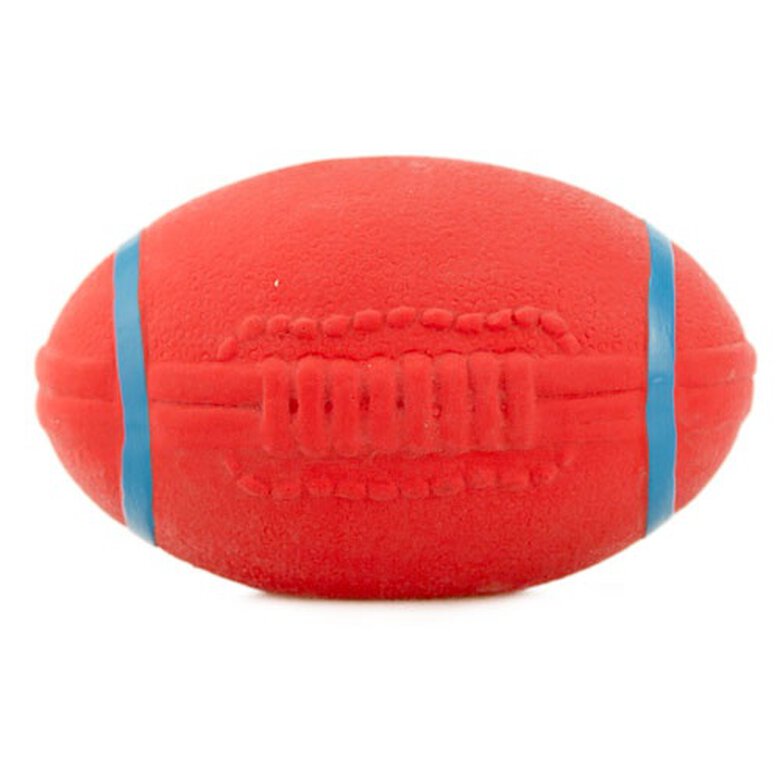 TK Pet Rugby pelota para perro de látex con sonido image number null