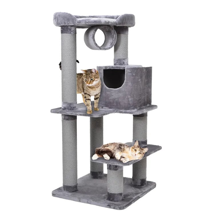 Flamingo Jessi Árvore Arranhador Cinzento para gatos ,  Imagem número 1 Flamingo Jessi Árvore Arranhador Cinzento para gatos , , large Imagem número 1