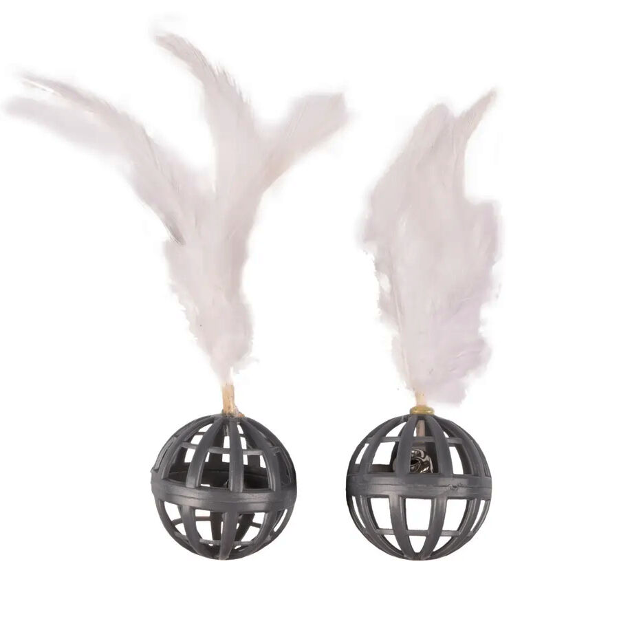 Flamingo Dian Bola com guizo para gatos , , large Imagem n&uacute;mero 1