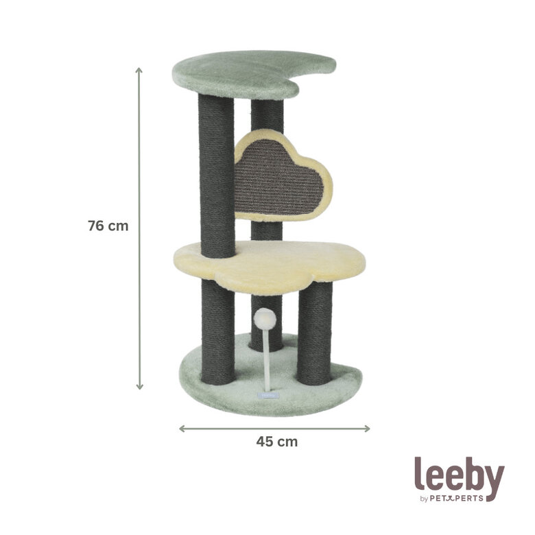 Leeby Karlo torre arranhador com brinquedo para gatitos,  Imagem número 4 Leeby Karlo torre arranhador com brinquedo para gatitos, , large Imagem número 4