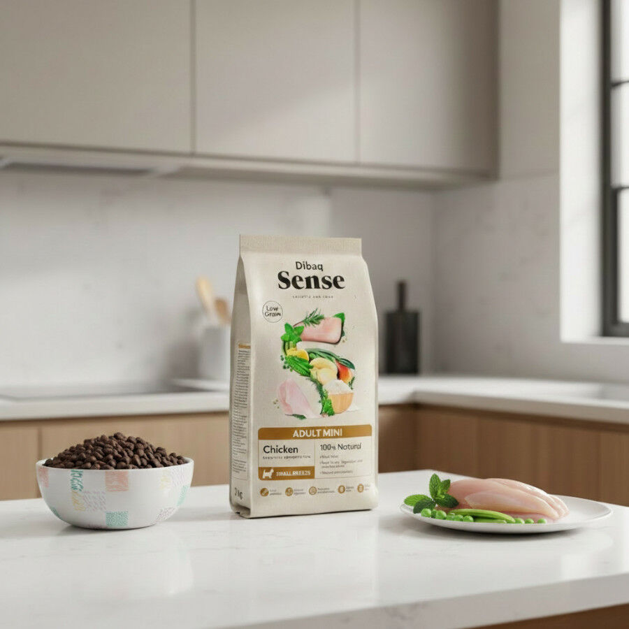 2 kg Dibaq Sense Low Grain Adult Mini Ra&ccedil;&atilde;o de frango para c&atilde;es, , large Imagem n&uacute;mero 3