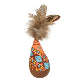 Flamingo Balancim com Penas para gatos 