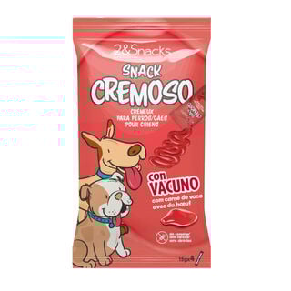 2&Snacks Saquetas Snacks Cremosos com Salmão para cães