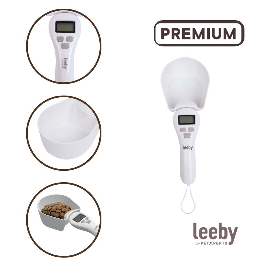Leeby Colher Digital Medidora de Ra&ccedil;&atilde;o para c&atilde;es e gatos, , large Imagem n&uacute;mero 3