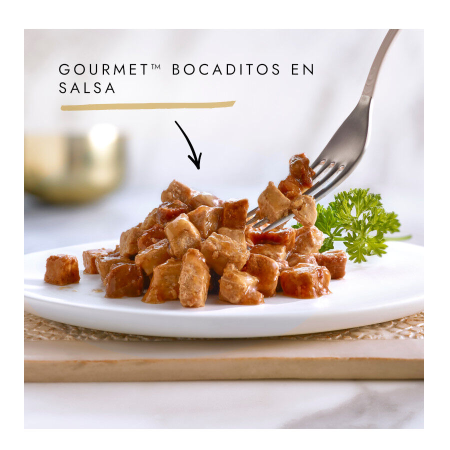 12 latas x 85 g Gourmet Gold Biscoitos em molho latas para gatos, , large Imagem n&uacute;mero 2