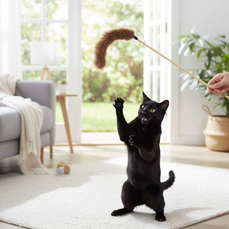 Wonder Christmas Brinquedo com Vara de Natal para Gatos,  Imagem número 3 Wonder Christmas Brinquedo com Vara de Natal para Gatos, , large Imagem número 3