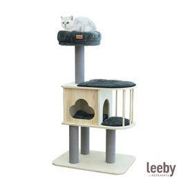 Leeby Cloud Collection torre arranhadora com cama nido para gatos