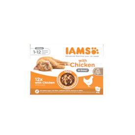 IAMS Delights Frango saqueta em molho para gatinhos