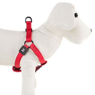 TK-Pet Neo Classic Peitoral de Nylon Vermelho para cães