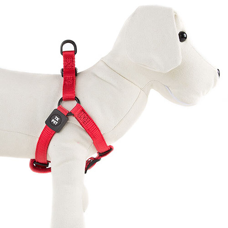 TK-Pet Neo Classic Peitoral de Nylon Vermelho para cães,  Imagem número 1 TK-Pet Neo Classic arnés perro nylon neopreno rojo Imagem número 1