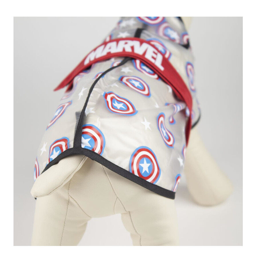 Disney Marvel Capa de Chuva Imperme&aacute;vel Captain America para c&atilde;es, , large Imagem n&uacute;mero 4