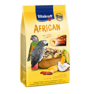 Vitakraft ração para papagaios cinzentos africanos
