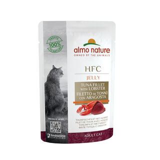 Almo Nature HFC Atum com Lagosta em Sachê de Gelatina para Gatos