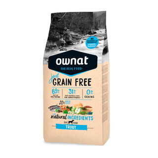 Ownat Just Grain Free Truta ração para cães