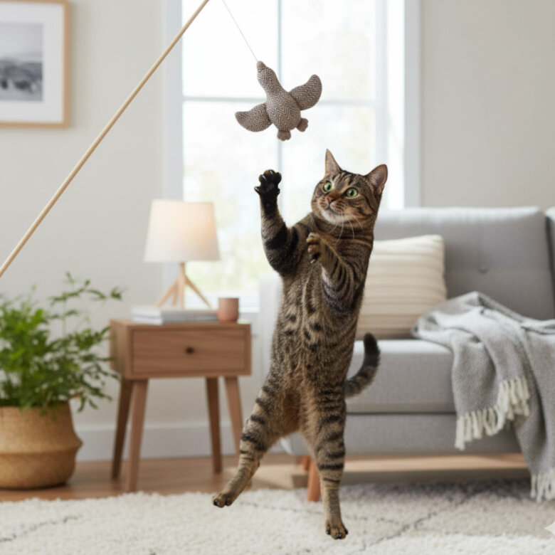 Wonder Christmas Vara com Brinquedo Pato de Natal para Gatos,  Imagem número 3 Wonder Christmas Vara com Brinquedo Pato de Natal para Gatos, , large Imagem número 3