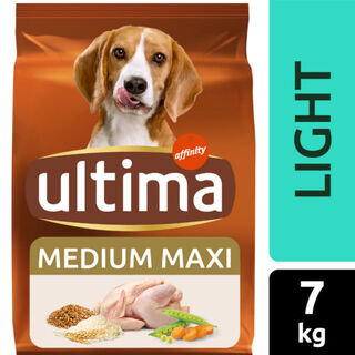 Ultima ração light Affinity Adult para cães