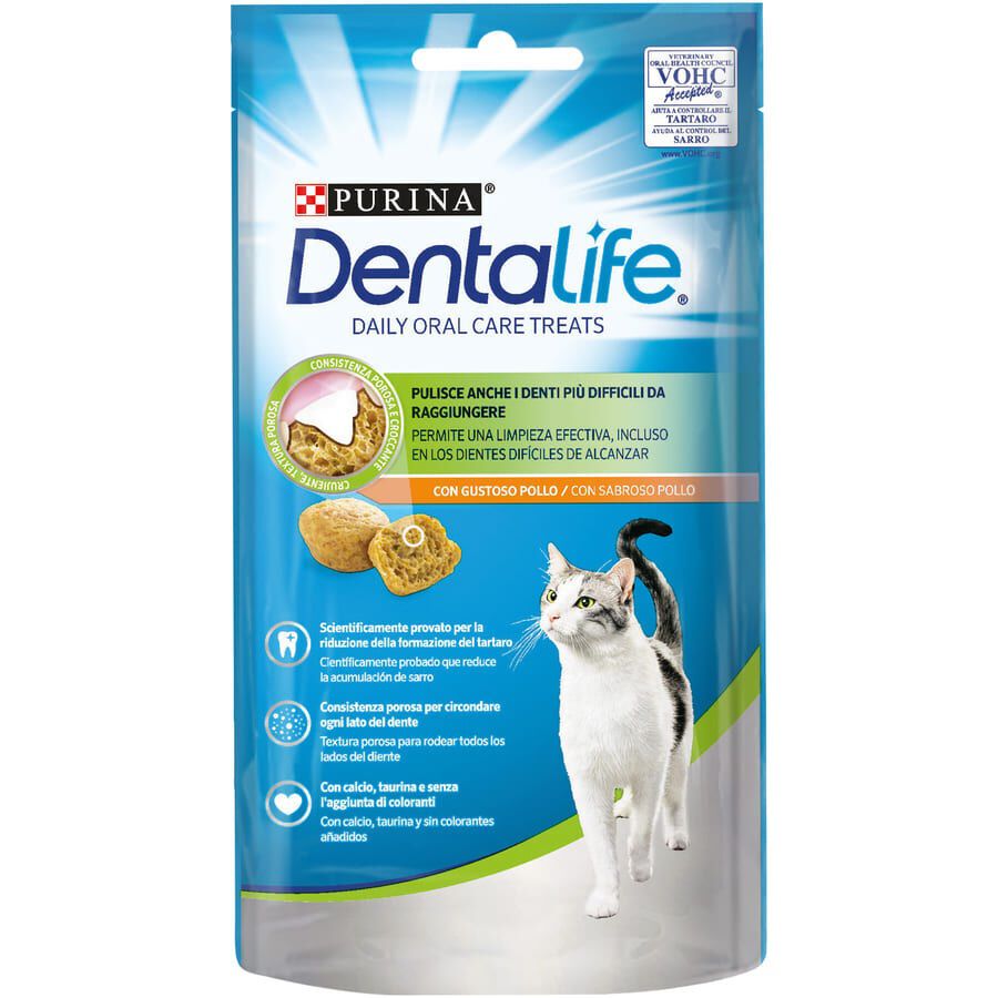 40 g Dentalife Snack Dent&aacute;rios Frango para gatos, , large Imagem n&uacute;mero 2