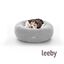 Leeby Cama de pelo cinzenta com ovelhas com cobertura amovível para cachorros, , large Indicador imagem número 2