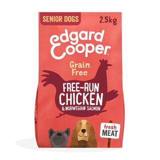 Edgard & Cooper Senior Salmão da Noruega e Frango ração para cães