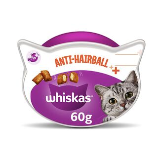 Whiskas Anti-Hairball Snacks para Gatos 