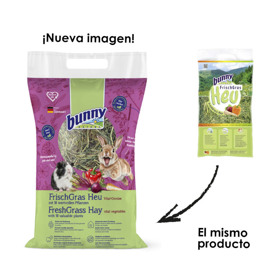 Bunny Fresh Grass Feno de Vegetais para roedores, , large Imagem n&uacute;mero 2