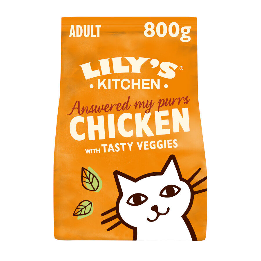 800 g Lily's Kitchen Grain Free Frango ra&ccedil;&atilde;o para gatos, , large Imagem n&uacute;mero 1