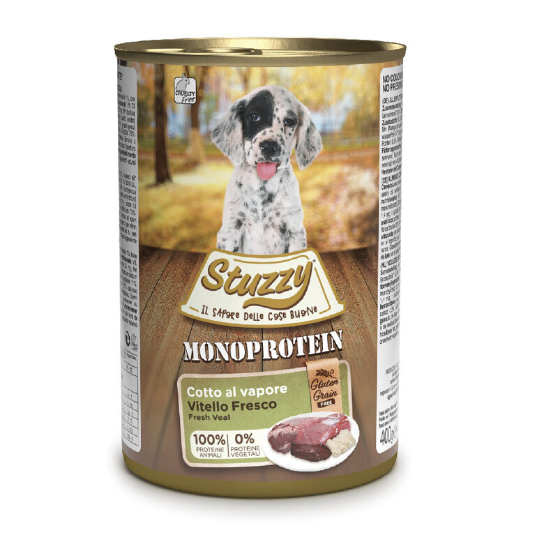 Stuzzy Monoprotein Puppy Ternera comida para perro image number null