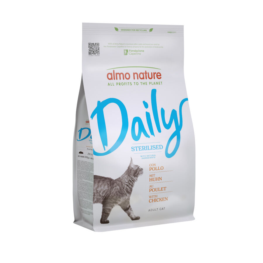 1.2 kg Almo Nature Daily Sterilized Chicken Cat Food, , large Imagem n&uacute;mero 1