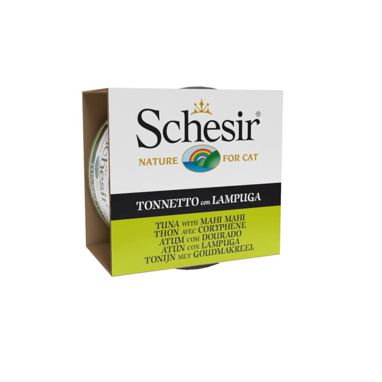 Schesir Adult Atum com Lulas lata para gatos, , large image number null