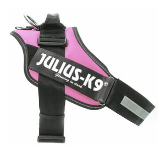 Julius-K9 IDC Peitoral Ergonómico Rosa para cães
