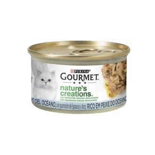 Gourmet Nature’s Creations Mini Filetes de Peixe do Oceano em lata para gatos