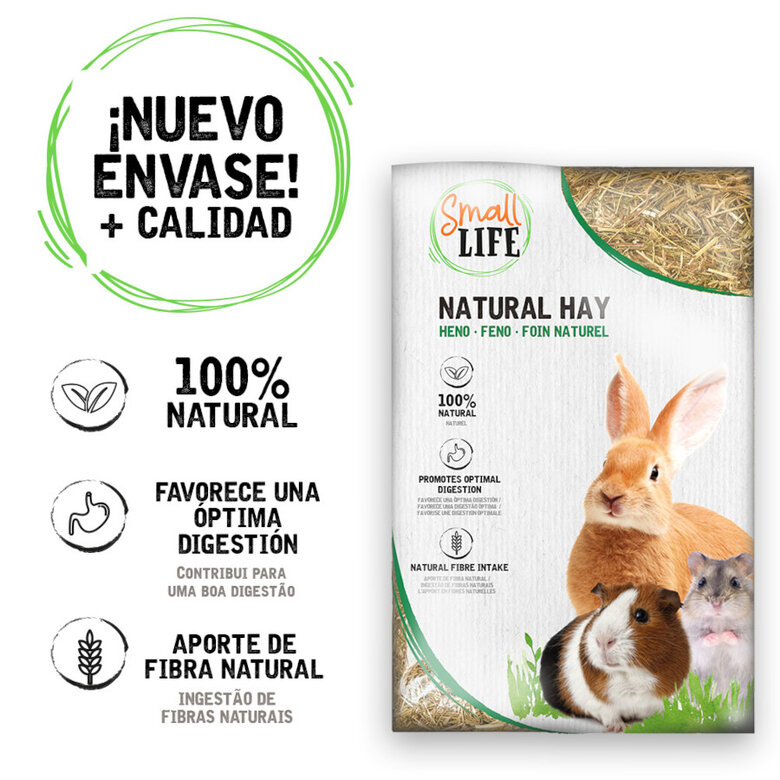 Small Life Feno Natural para roedores,  Imagem número 2 Small Life Feno Natural para roedores, , large Imagem número 2