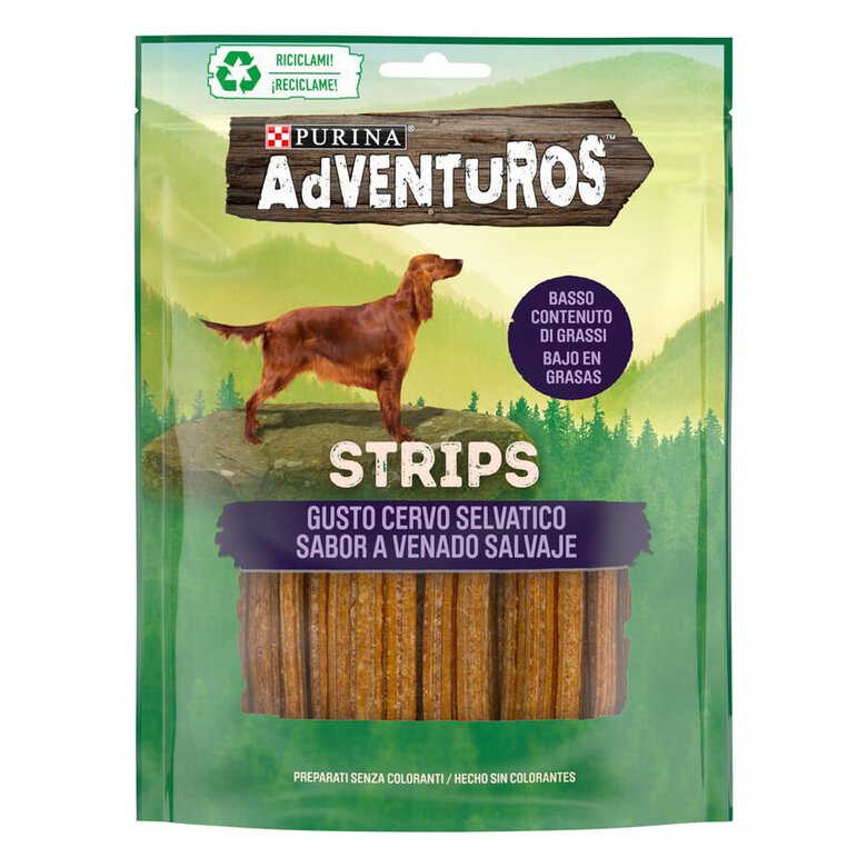 90 g Adventuros Barras carne de veado para cães,  Imagem número 1 90 g Adventuros Barras carne de veado para cães, , large Imagem número 1