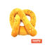 Tootoy! Comfort Baked Pretzel Cuddler peluche com som para cães, , large Indicador imagem número 1