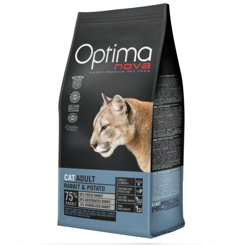 Optima Nova Grain Free Conejo comida para gatos Imagem n&uacute;mero 1